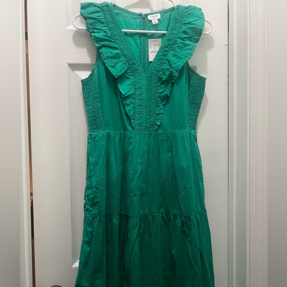 Green maxi dress